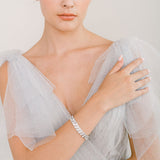 Evangeline crystal leaves bracelet - Liberty in Love