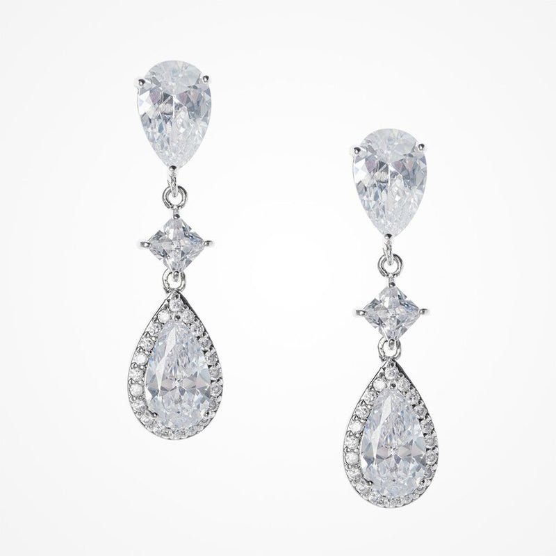Everly CZ teardrop earrings - Liberty in Love