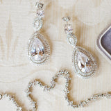 Cotton Club crystal teardrop earrings - Liberty in Love