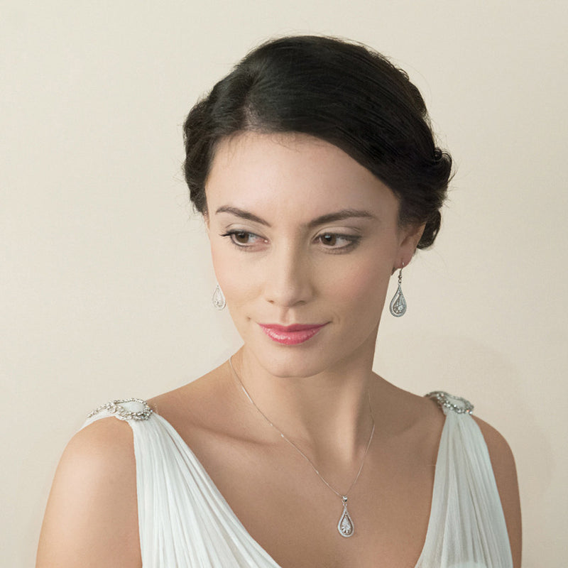 Fifth Avenue crystal teardrop earrings - Liberty in Love