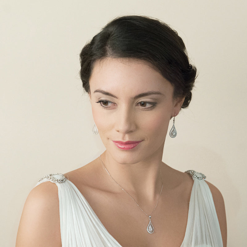 Fifth Avenue crystal teardrop earrings - Liberty in Love