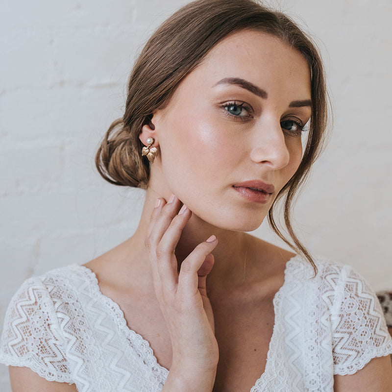 Fiore pearl earrings - Liberty in Love