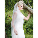 Firefly scalloped edge veil with crystal droplets - Liberty in Love