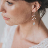 Flora pearl and crystal earrings - Liberty in Love