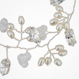 Flora pearl and crystal bridal cuff - Liberty in Love