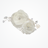 Flora duo of blooms bridal hair comb - Liberty in Love