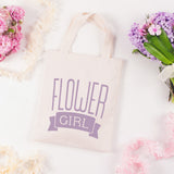 Flower girl tote bag (lavender) - Liberty in Love