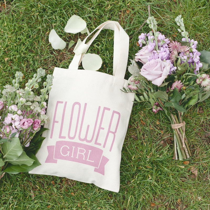 Flower girl tote bag (rose) - Liberty in Love