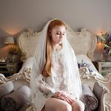 Flower parade lace edge veil - Liberty in Love