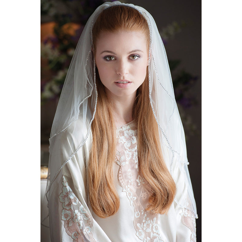 Follie tulle veil with diamantes - Liberty in Love