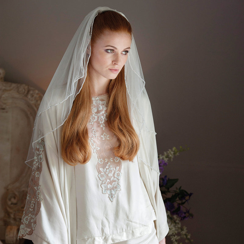 Follie tulle veil with diamantes - Liberty in Love