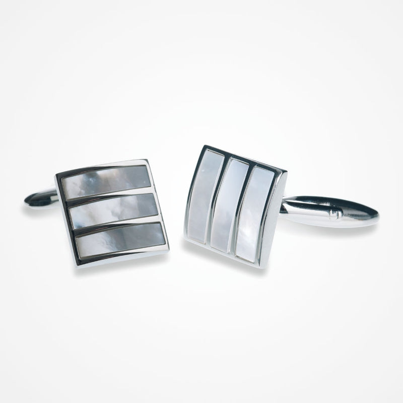 Forbes mother of pearl cufflinks - Liberty in Love