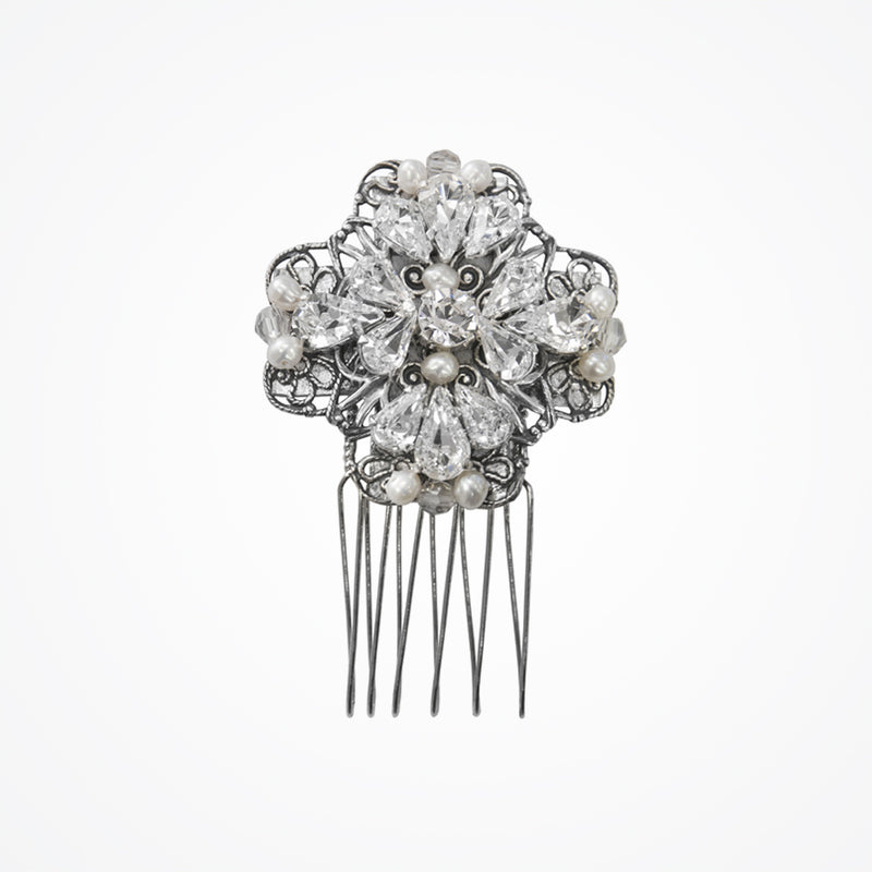 Forever crystal filigree bridal hair comb - Liberty in Love