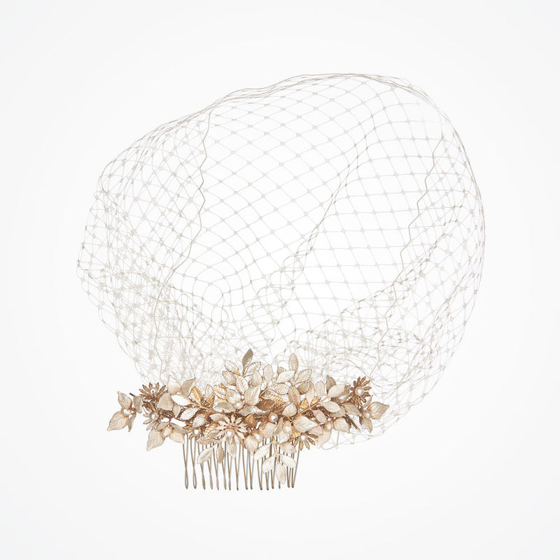 Forget me knot comb and fascinator  - Liberty in Love