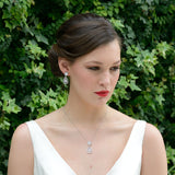 Forsythe crystal teardrop pendant necklace - Liberty in Love