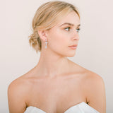 Francisca crystal floral teardrop earrings - Liberty in Love