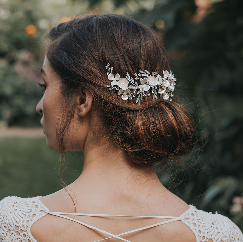 French blossom enamelled blossom hair clip - Liberty in Love