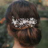 French blossom enamelled blossom hair clip - Liberty in Love