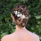 French blossom enamelled blossom hair clip - Liberty in Love