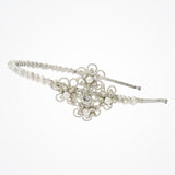 Vintage pearl, crystal and diamante bridal headband - Liberty in Love