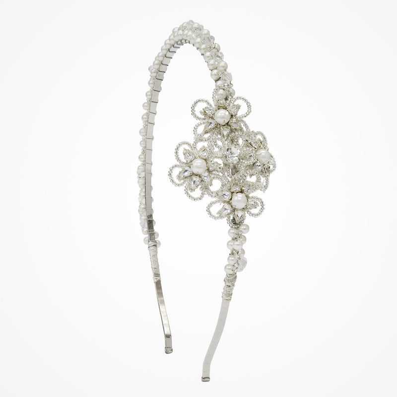 Vintage pearl, crystal and diamante bridal headband - Liberty in Love
