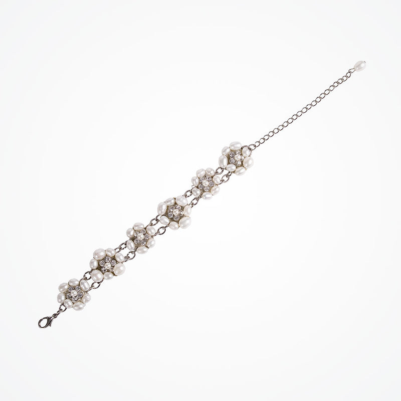 Galina pearl and diamante vintage bracelet - Liberty in Love