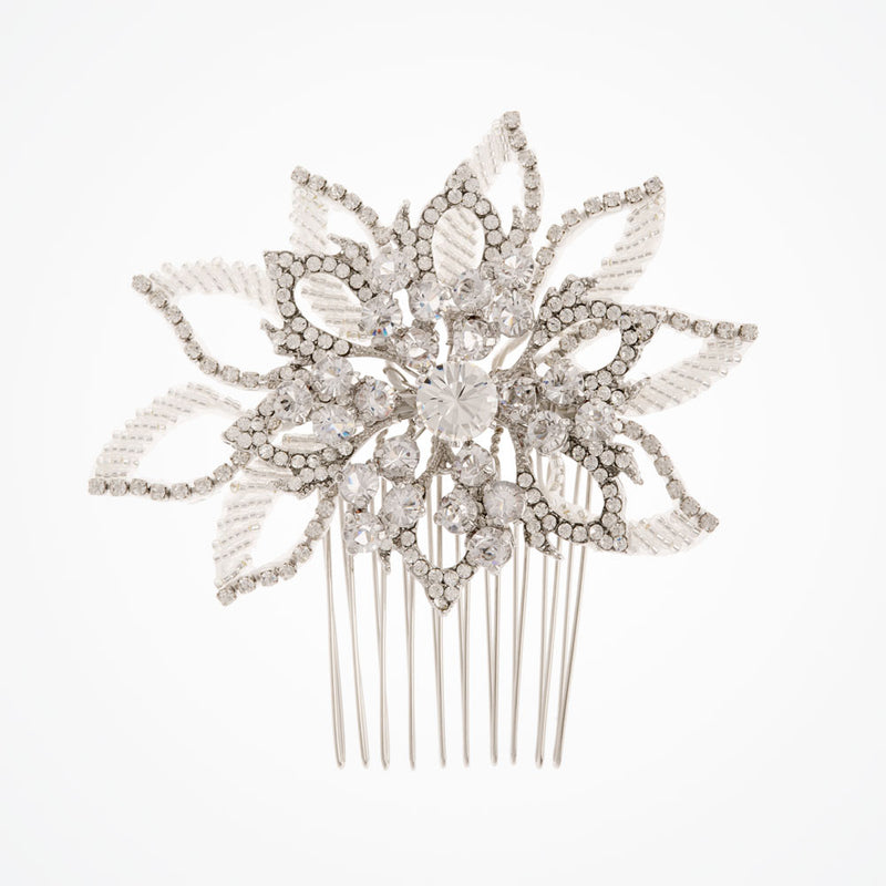 Georgia small flower bridal comb - Liberty in Love