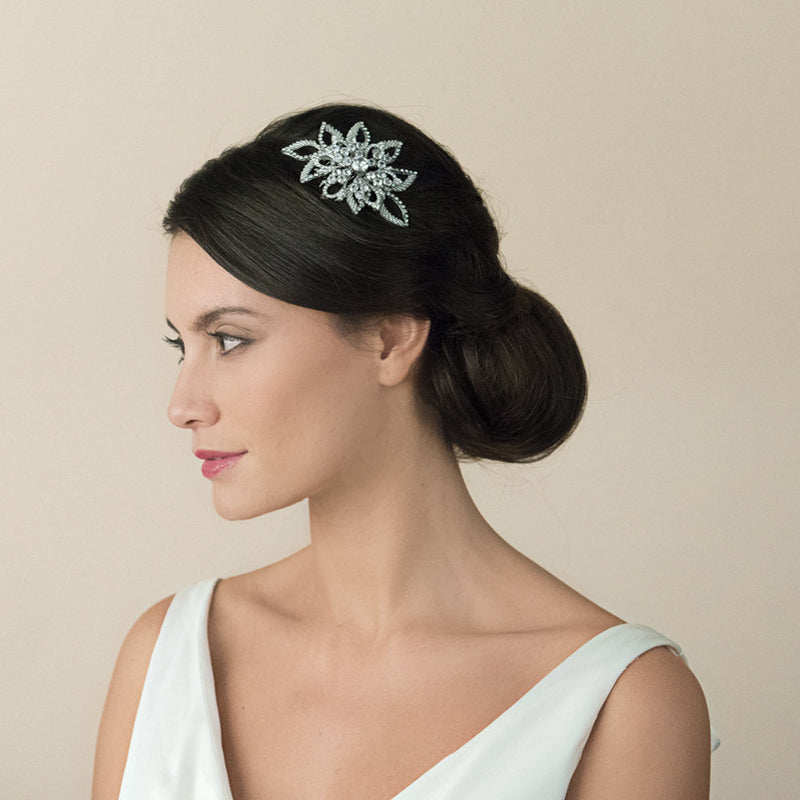 Georgia small flower bridal comb - Liberty in Love
