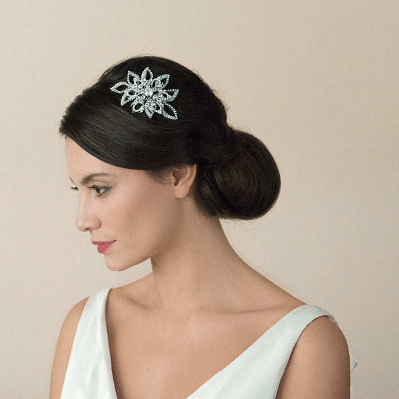 Georgia small flower bridal comb - Liberty in Love