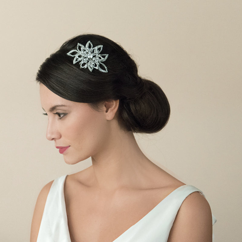 Georgia small flower bridal comb - Liberty in Love