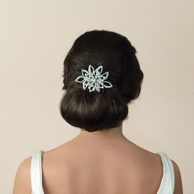 Georgia small flower bridal comb - Liberty in Love
