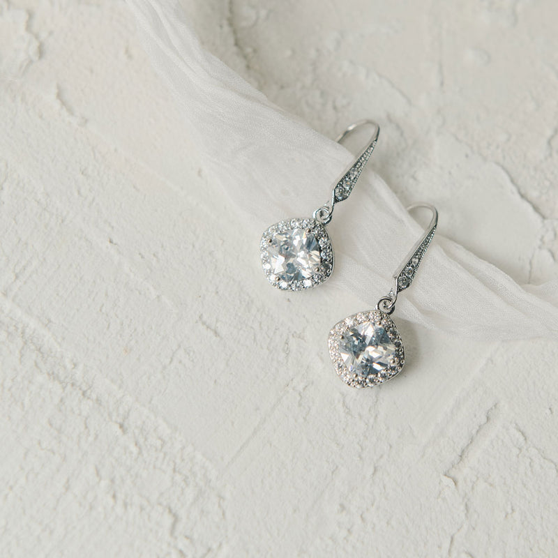 Gia crystal drop earrings - Liberty in Love