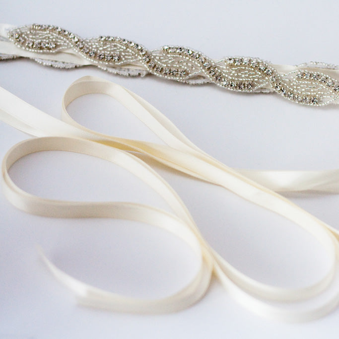 Amanda crystal and beaded belt - Liberty in Love