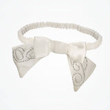 Personalised silk bow garter - Liberty in Love