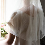 Gisela vintage floral tulle veil - Liberty in Love