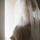 Gisela vintage floral tulle veil - Liberty in Love