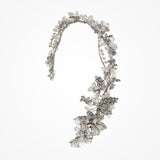 Gizelle crystal and pearls floral hair vine - Liberty in Love