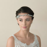 Gizelle crystal and pearls floral hair vine - Liberty in Love
