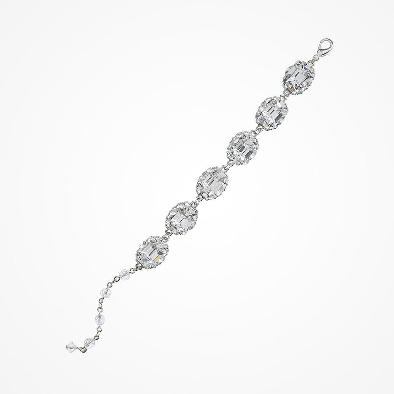 Glisten clustered crystals bracelet - Liberty in Love