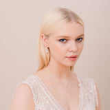 Sorbonne gold crystal teardrop pendant necklace - Liberty in Love