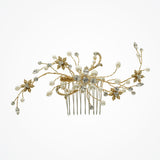 Gold pearl spray comb - Liberty in Love