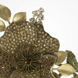 Golden garden brooch - Liberty in Love