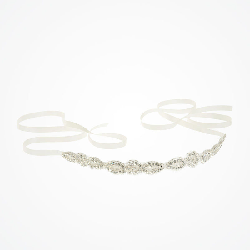 Grace crystal and beaded headpiece - Liberty in Love