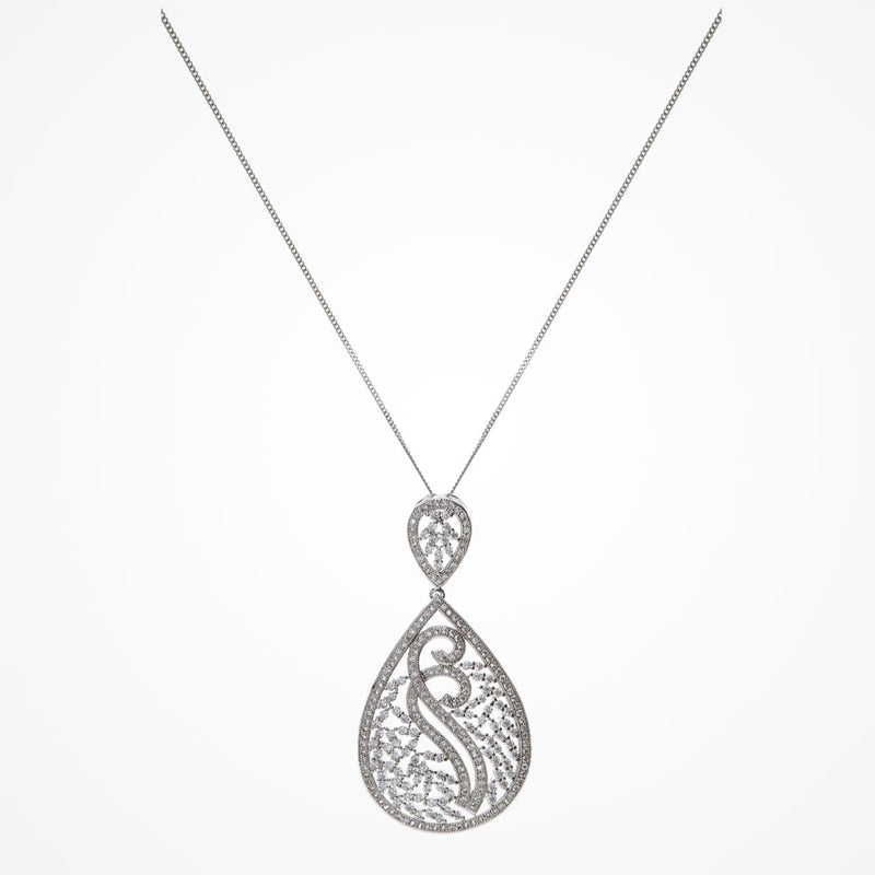 Grand central crystal teardrop pendant - Liberty in Love