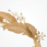 Grecian dream bronze leaves headpiece - Liberty in Love