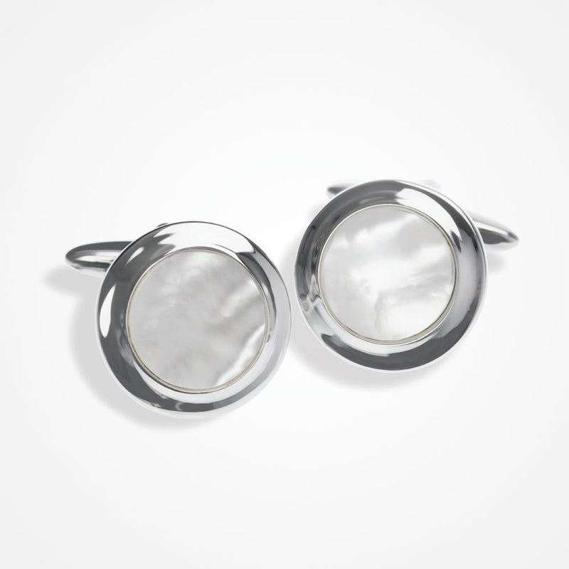 Grosvenor mother of pearl cufflinks - Liberty in Love