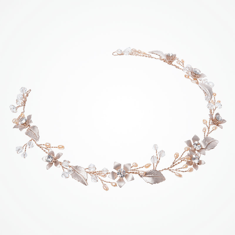 Gypsy rose gold floral hair vine - Liberty in Love