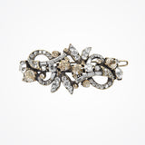 Asymmetrical scroll deco bow hair clip (HA325) - Liberty in Love