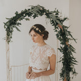 Halo gilded blossoms headpiece - Liberty in Love
