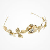 Halo gilded blossoms headpiece - Liberty in Love